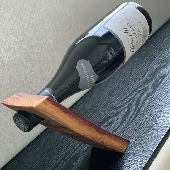 NWT Authentic red wine barrel wine holder, OS, - Picture 3 of 8